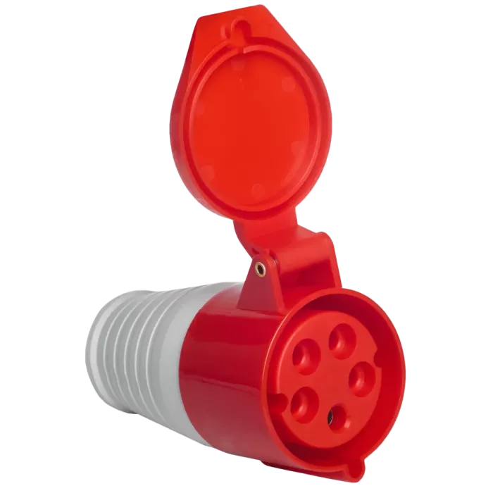 UEA 225 32А 380В 3Р+N+Е IP44 Розетка переносна