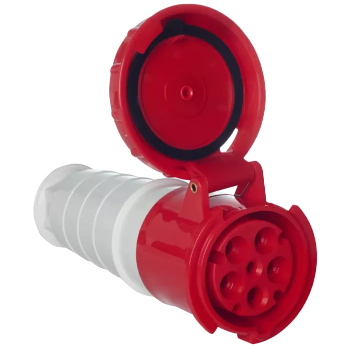 UEA 235 63А 380В 3P+Е+N IP67 Розетка переносна