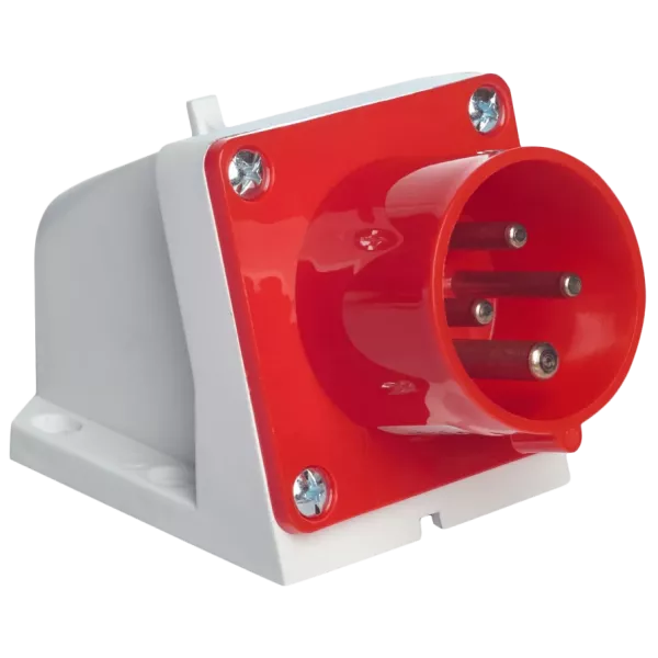 UEA 514 16А 380В 3Р+Е IP44 Вилка стаціонарна настінна