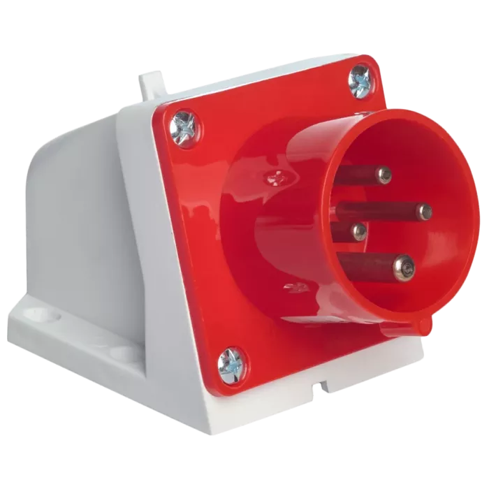UEA 514 16А 380В 3Р+Е IP44 Вилка стаціонарна настінна