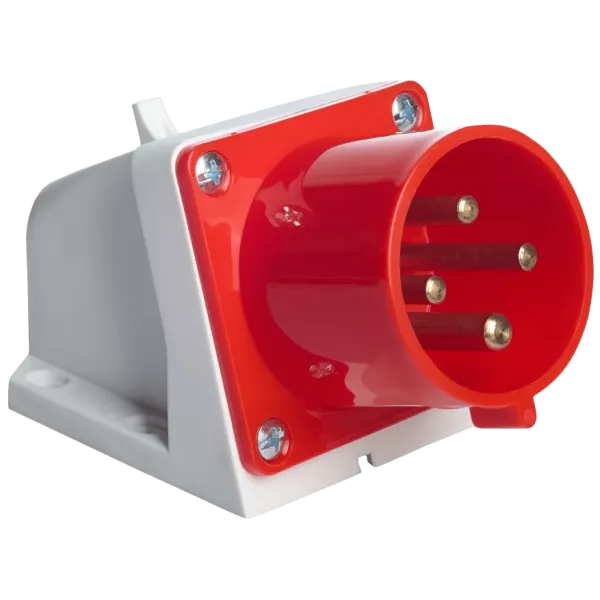 UEA 524 32А 380В 3P+Е IP44 Розетка стаціонарна настінна