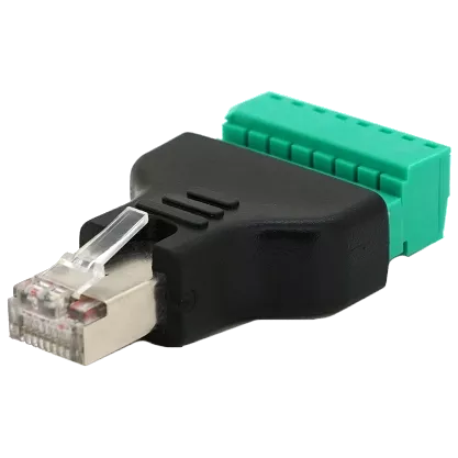 RJ-45(M) (8 контактов) с клеммами под кабель Разъем