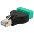 RJ-45(M) (8 контактов) с клеммами под кабель Разъем