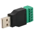 USB (5 контактов) с клеммами под кабель Разъем