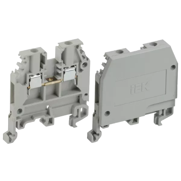 ІЕК ЗНИ-2.5мм2 (JXB24А) Зажим набірний сірий (без маркера)