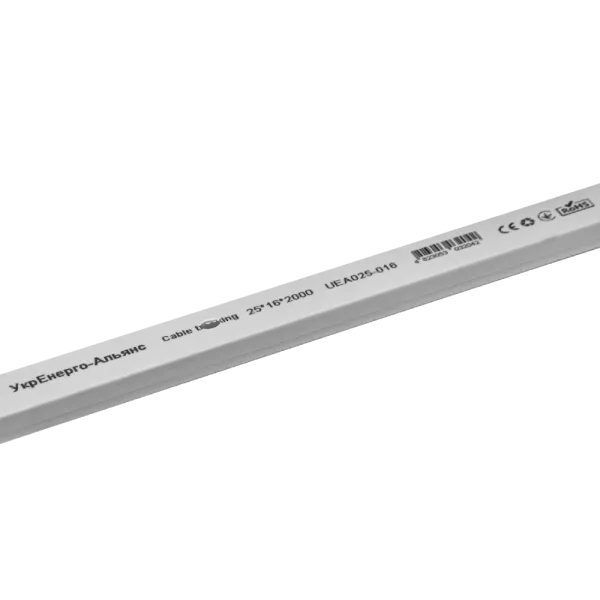 25х16 мм 2м із подвійним замком Кабельний канал