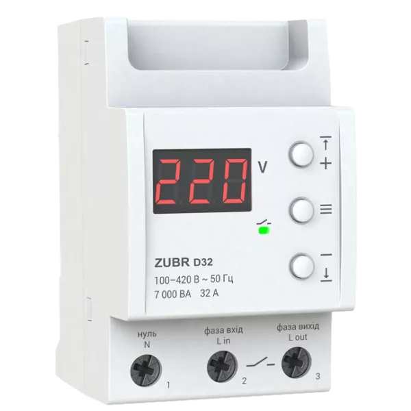 ZUBR D32 Реле напруги